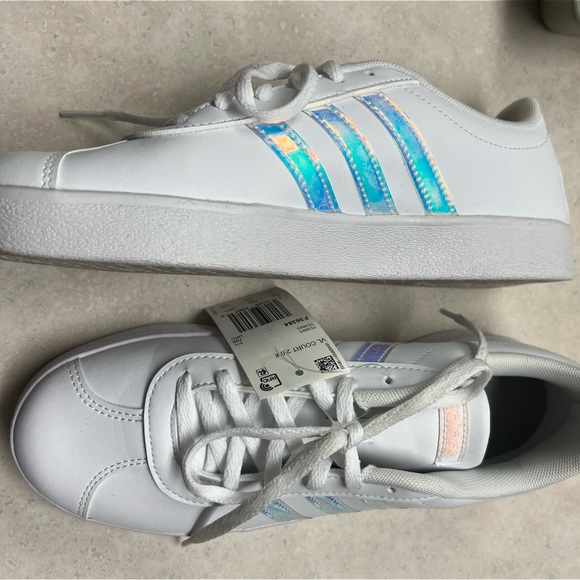 Adidas VL Court 2.0 K sneaker NIB 6.5/7 - Picture 5 of 8